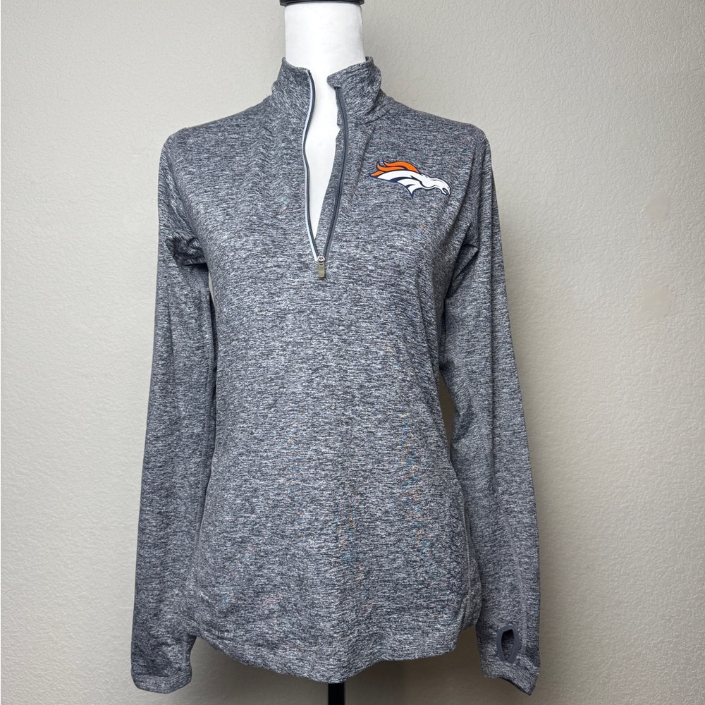 Nike Denver Broncos Quarter-Zip Tech Pull Over